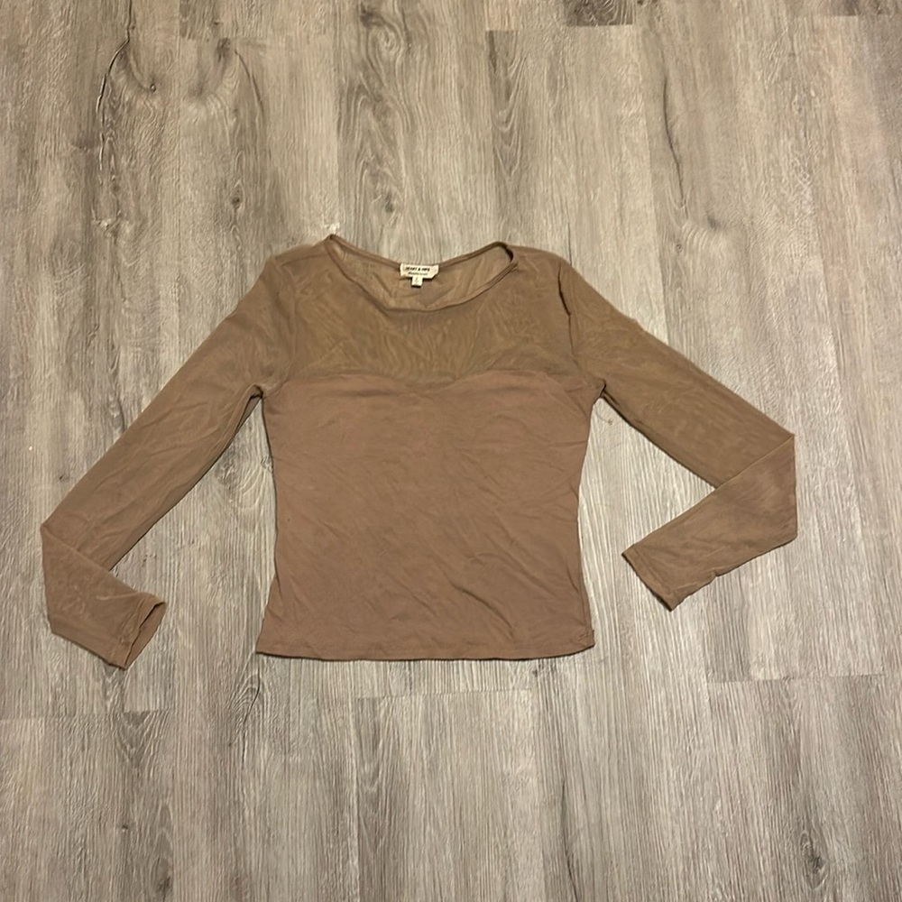 Mesh crop top